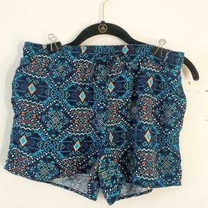 Cato Boho Print Shorts